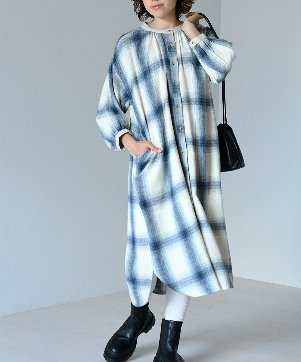Lupilien クレリックシャツドレス