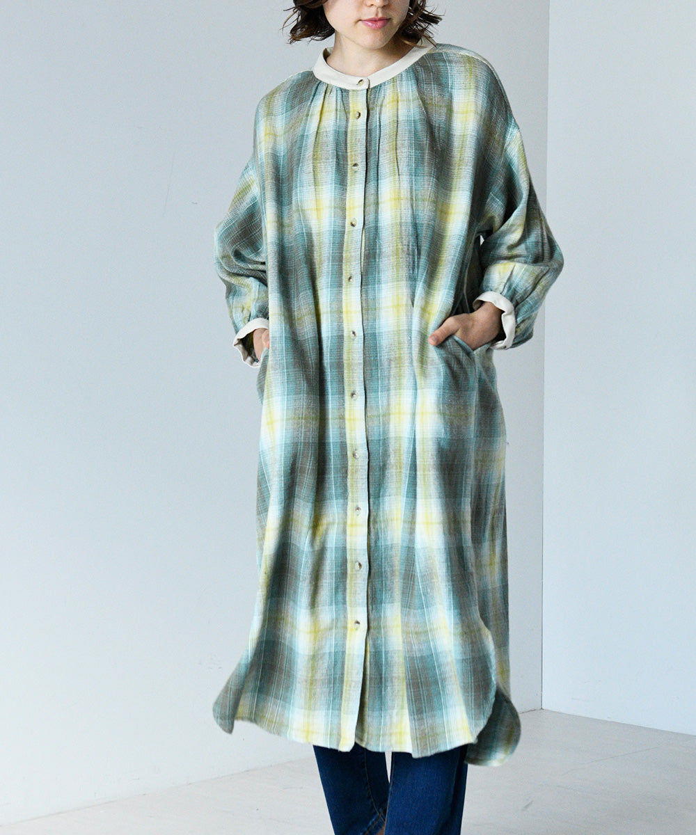 Lupilien クレリックシャツドレス