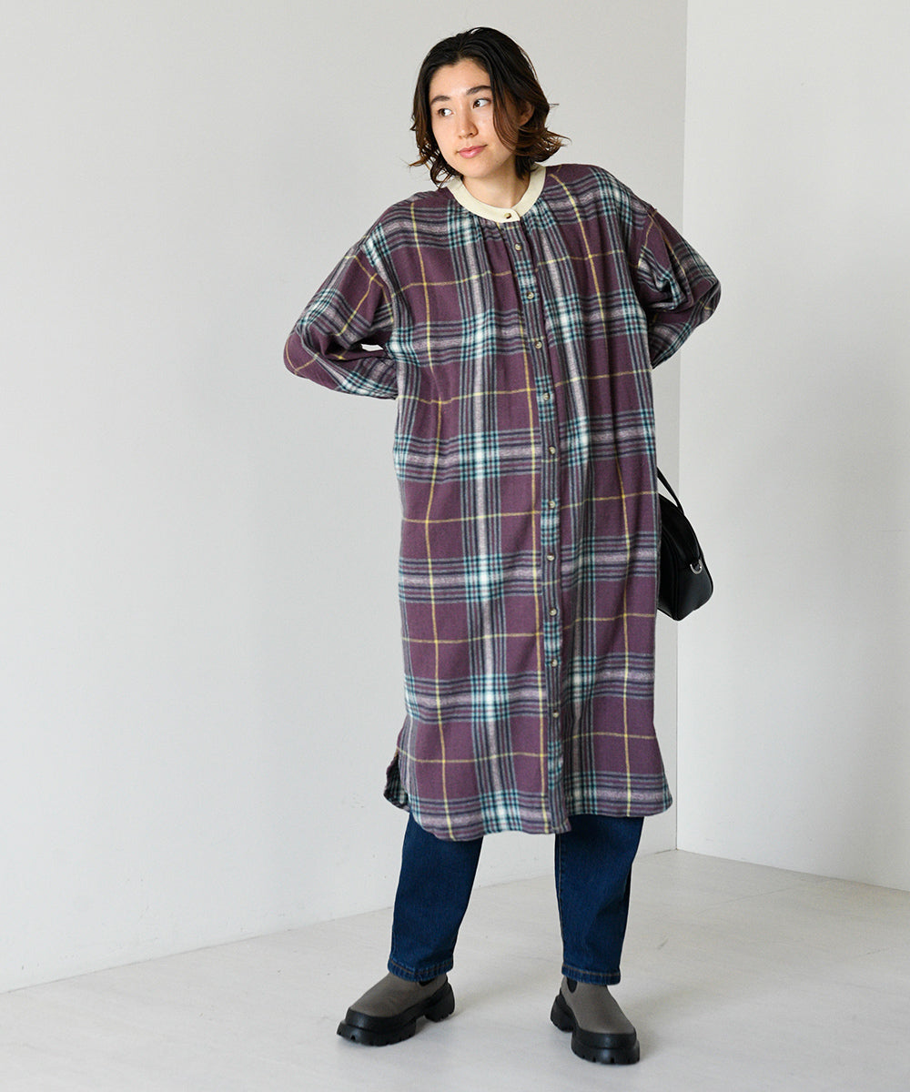 Lupilien クレリックシャツドレス