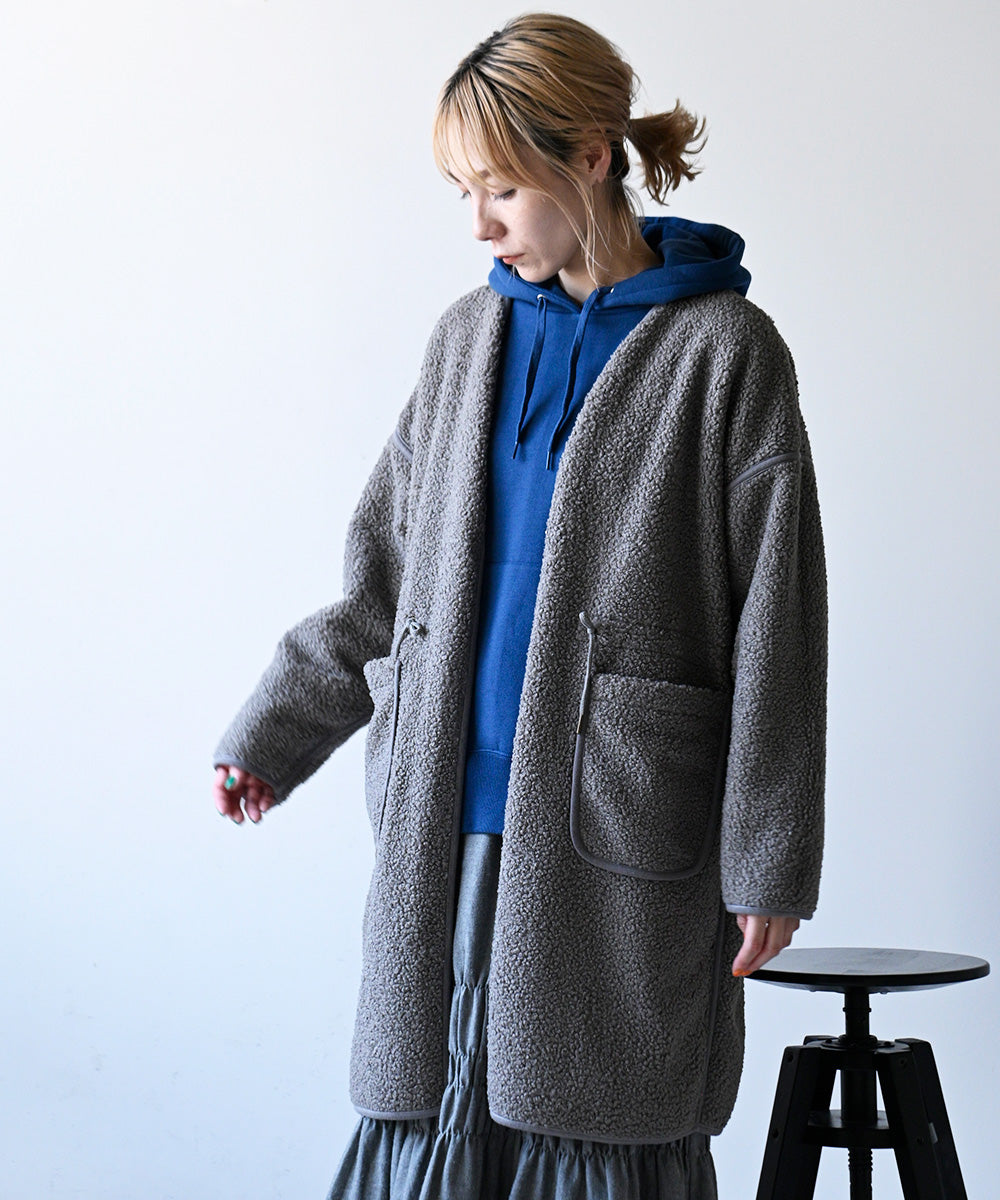 Lupilien ボアフリースボンディングリバーシブルコート