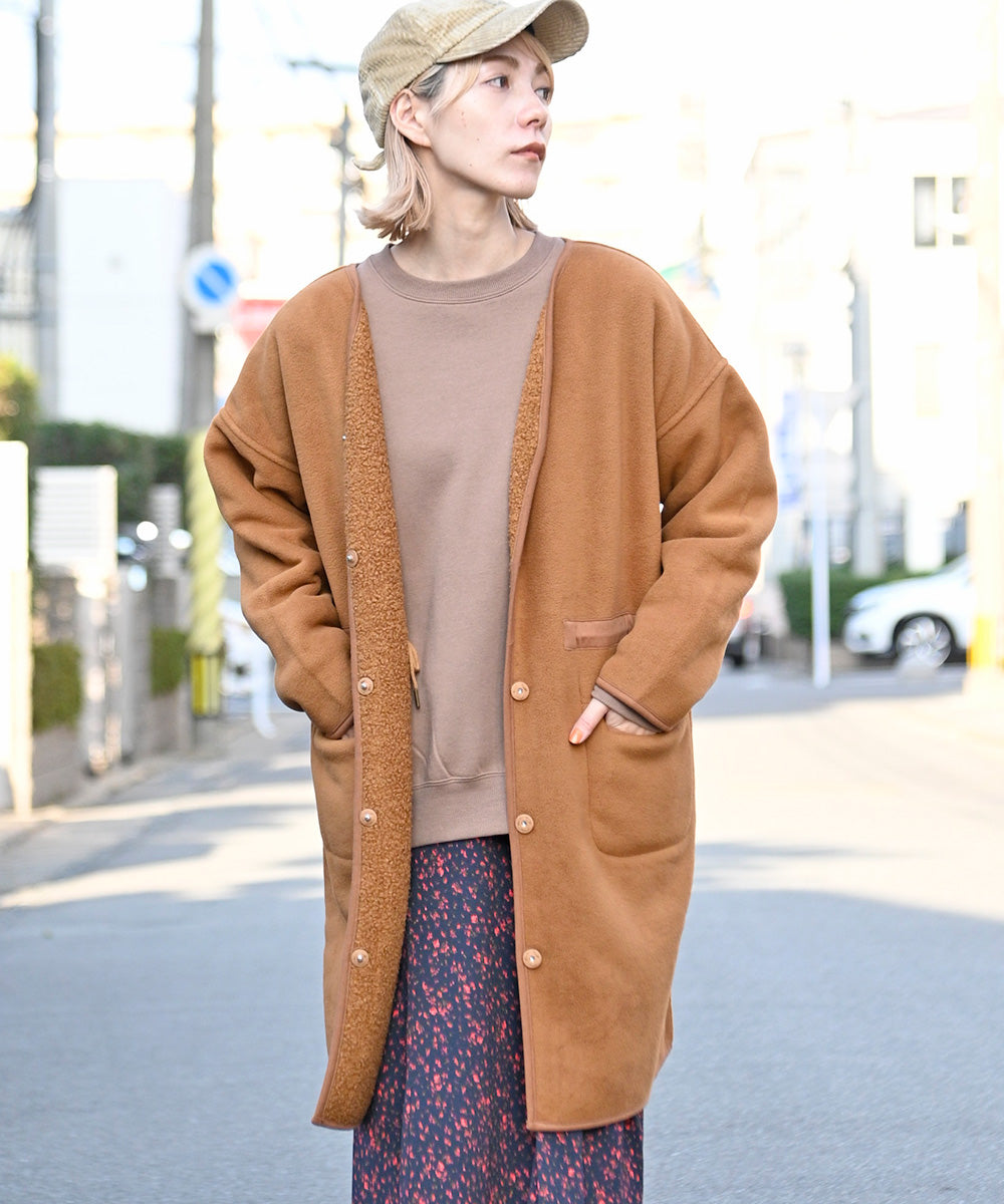 Lupilien ボアフリースボンディングリバーシブルコート