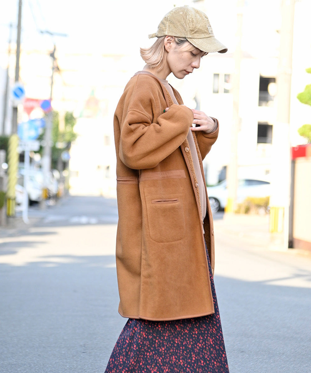 Lupilien ボアフリースボンディングリバーシブルコート