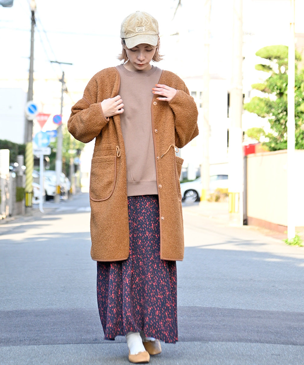 Lupilien ボアフリースボンディングリバーシブルコート