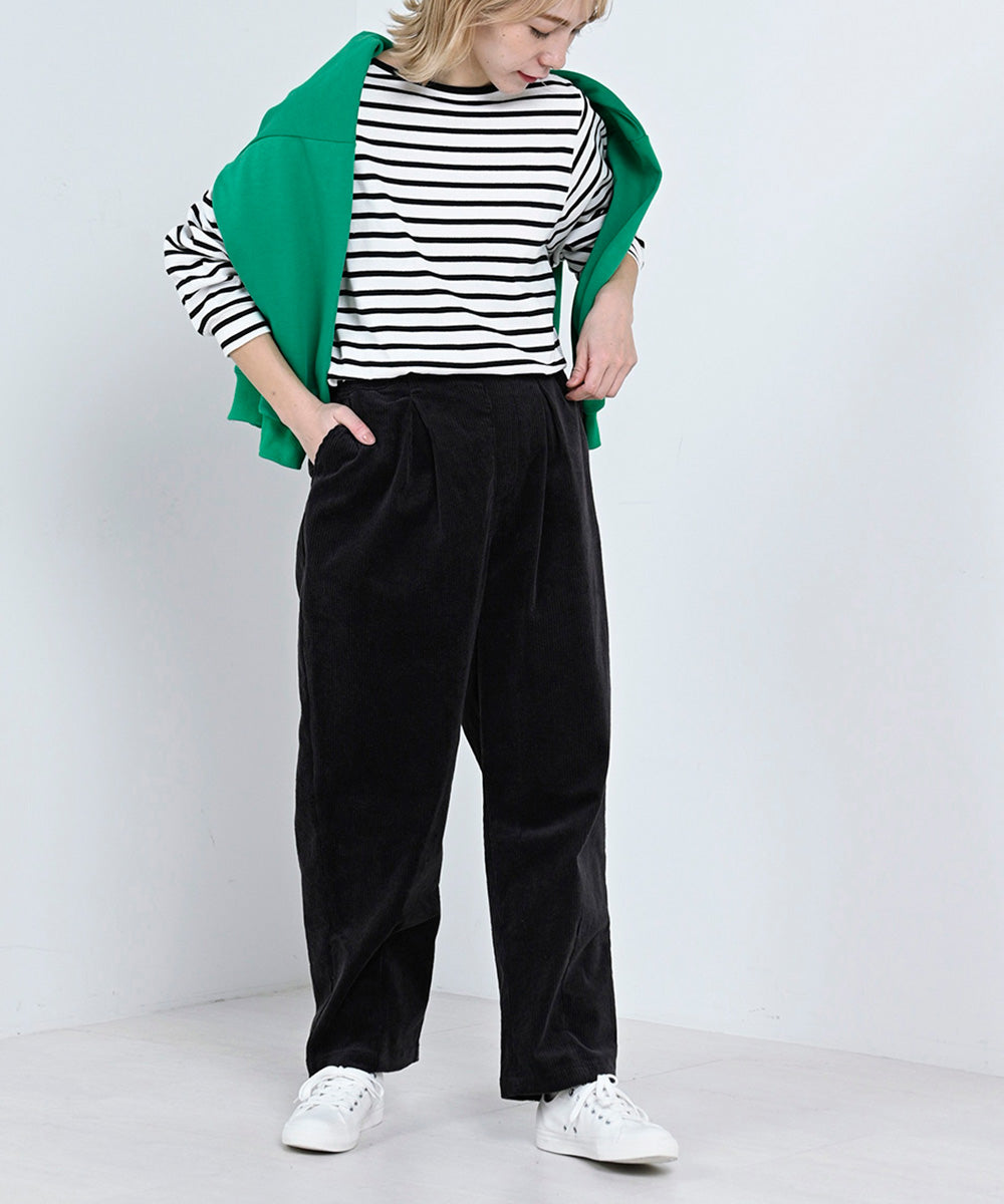 Lupilien ウォッシュコーデュロイパンツ