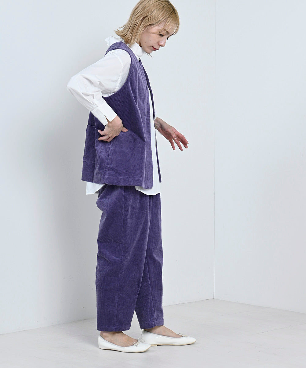 Lupilien ウォッシュコーデュロイパンツ