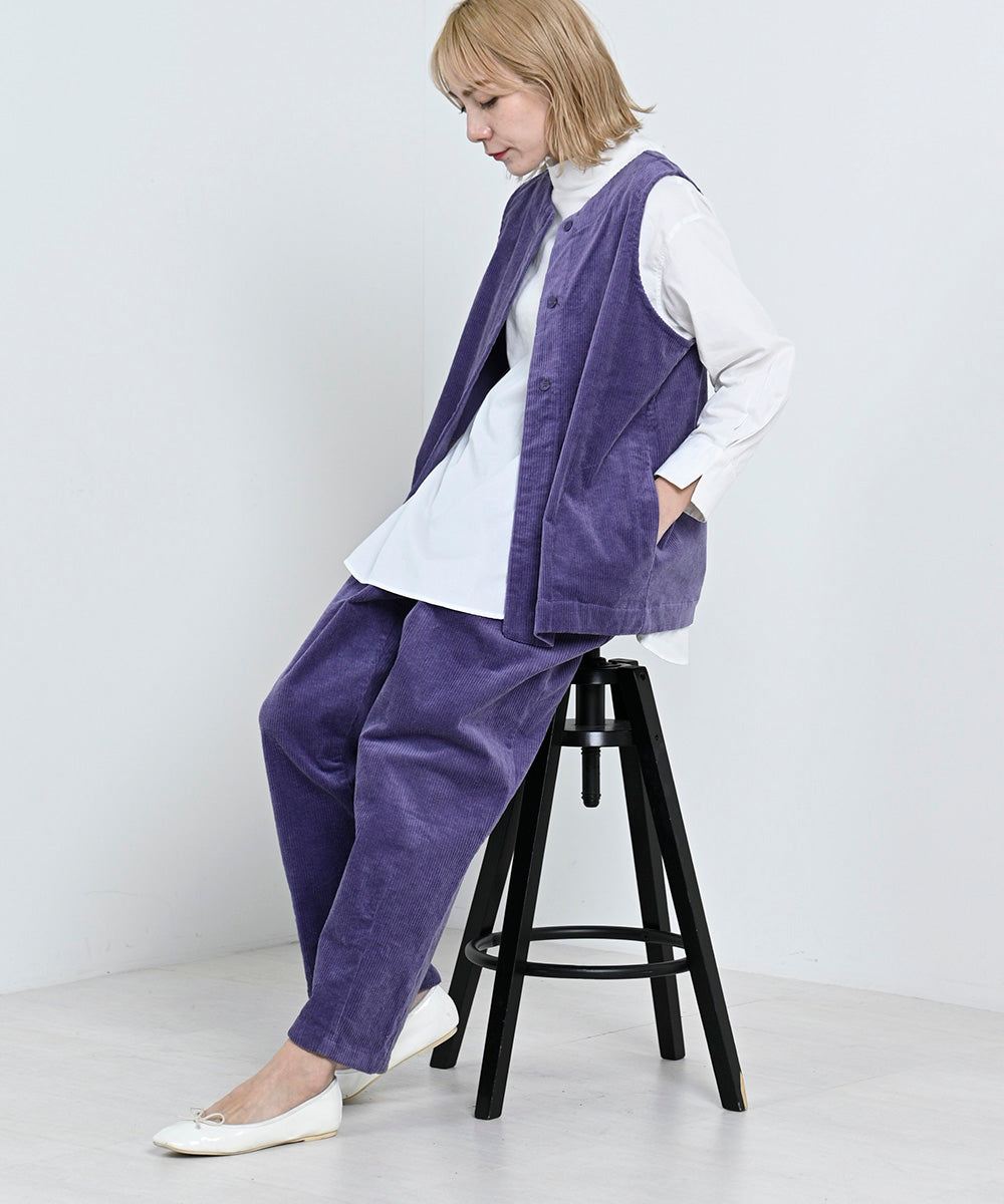 Lupilien ウォッシュコーデュロイパンツ