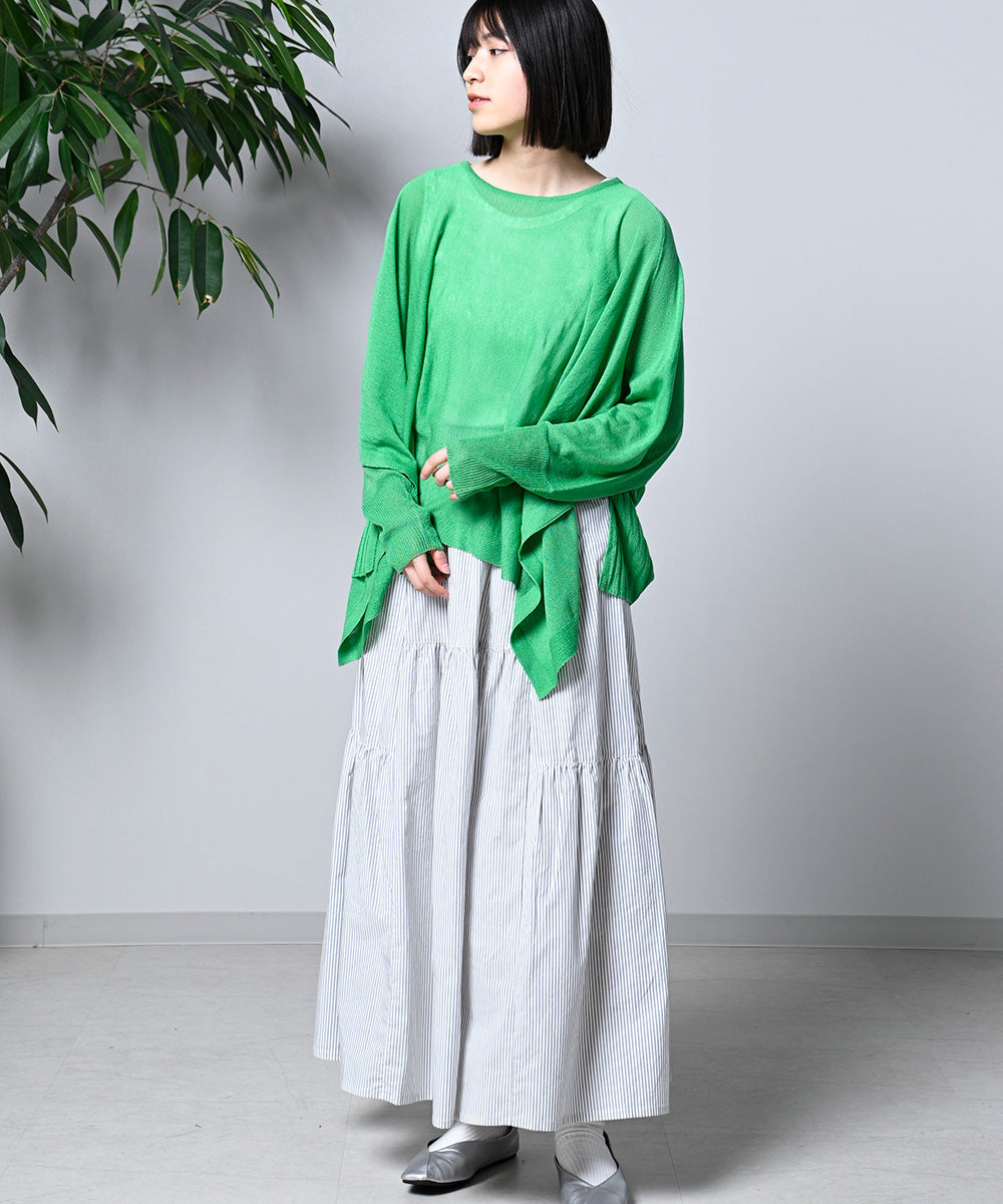 LUPILIEN 強撚変形ドルマンニット
