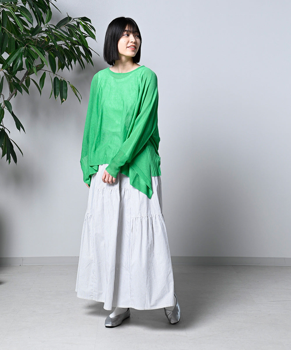 LUPILIEN 強撚変形ドルマンニット