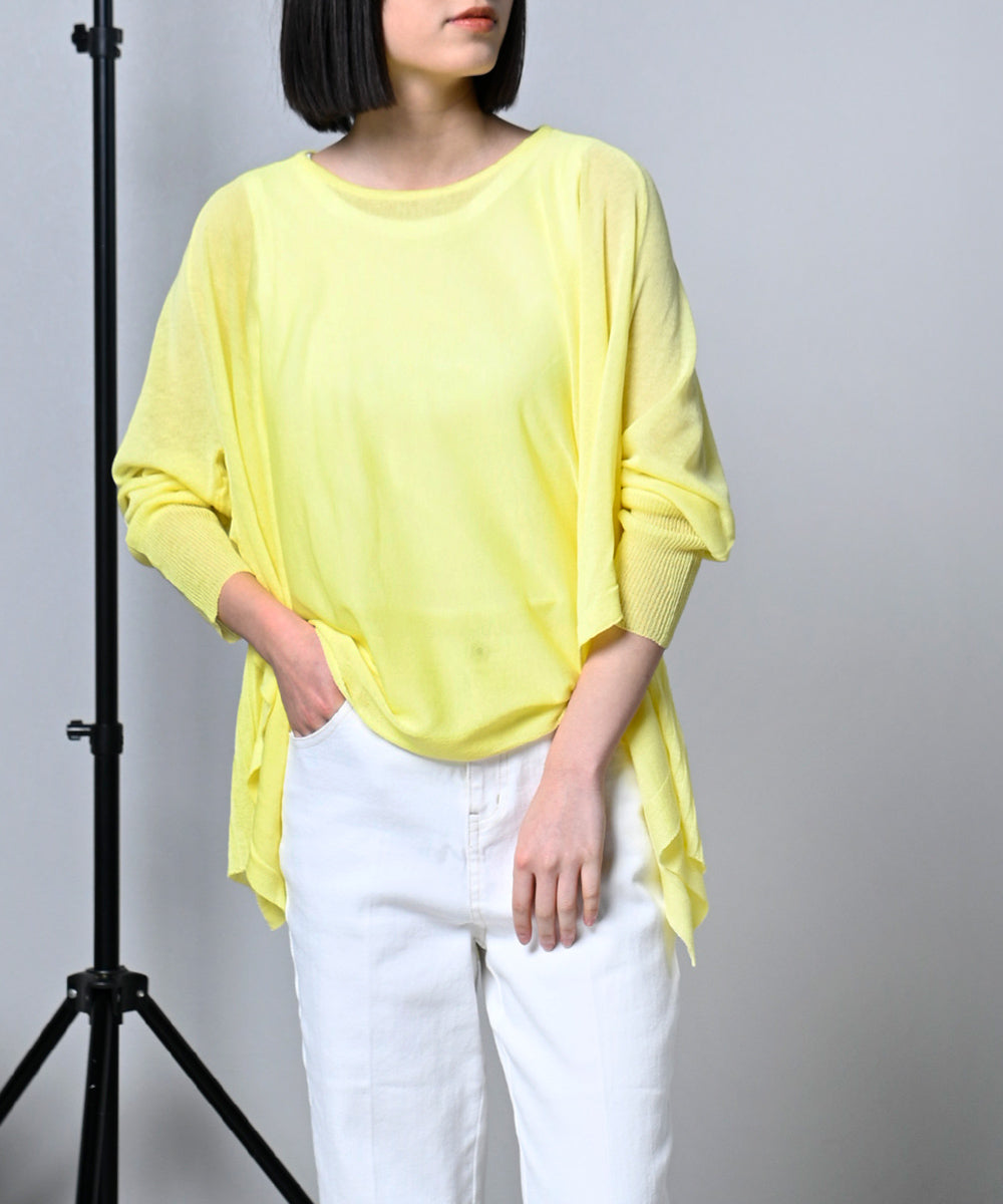 LUPILIEN 強撚変形ドルマンニット