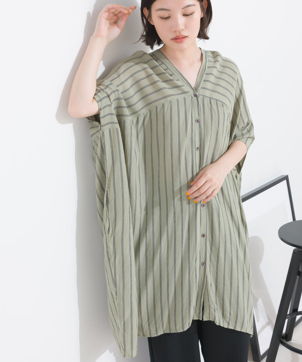 LUPILIEN クレープテントチュニック