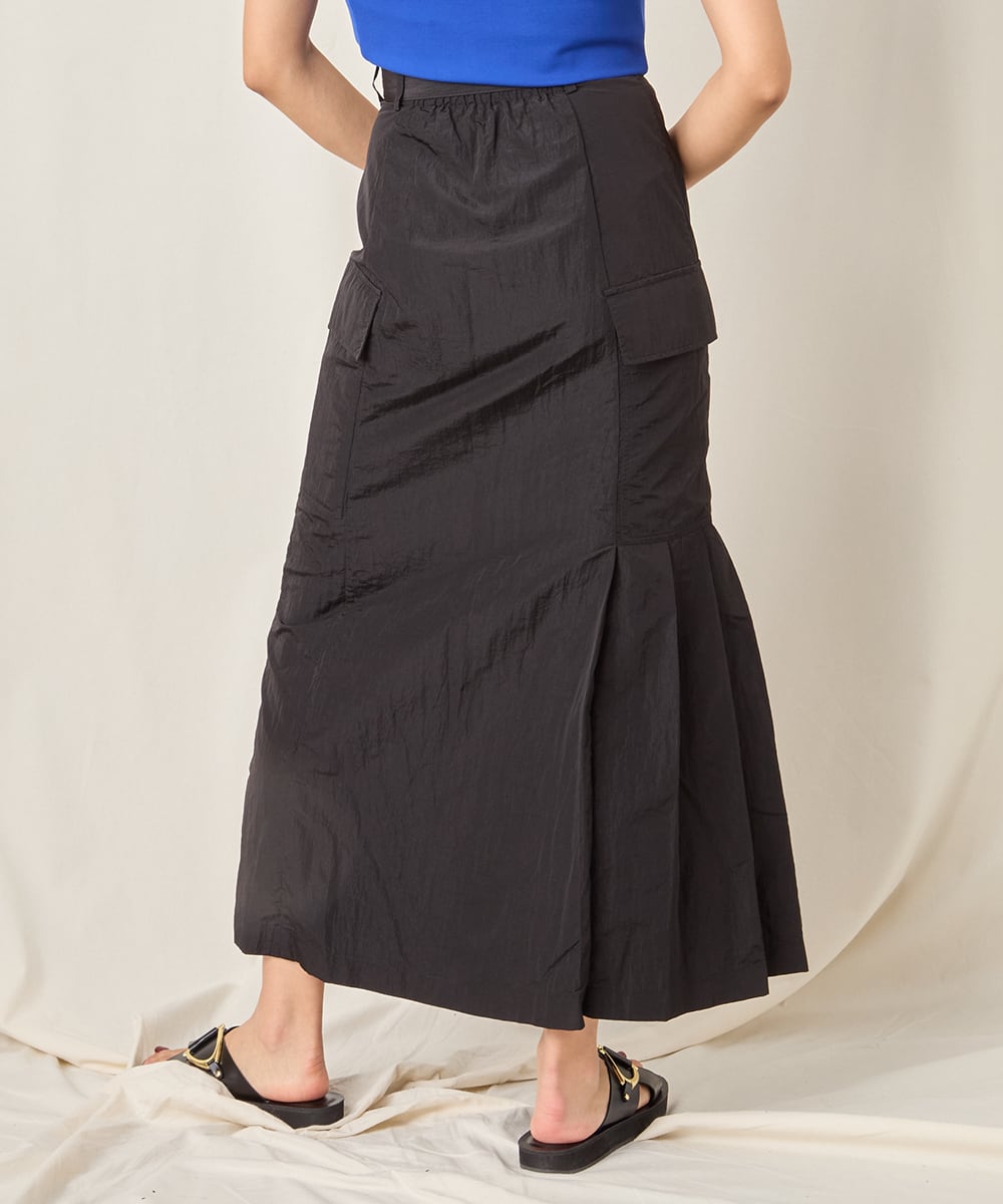 NYLON LONG SKIRT