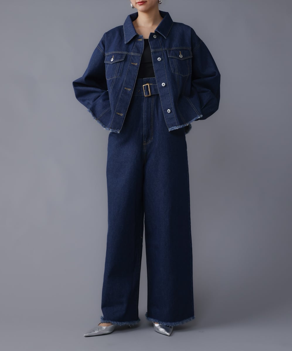 FRINGE DENIM JACKET(フリンジデニムジャケット)