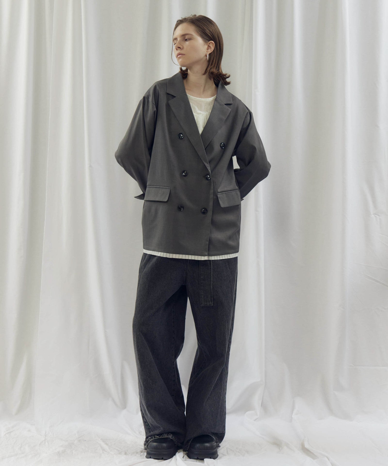 LAYERED DOUBLE TAILORED JACKET