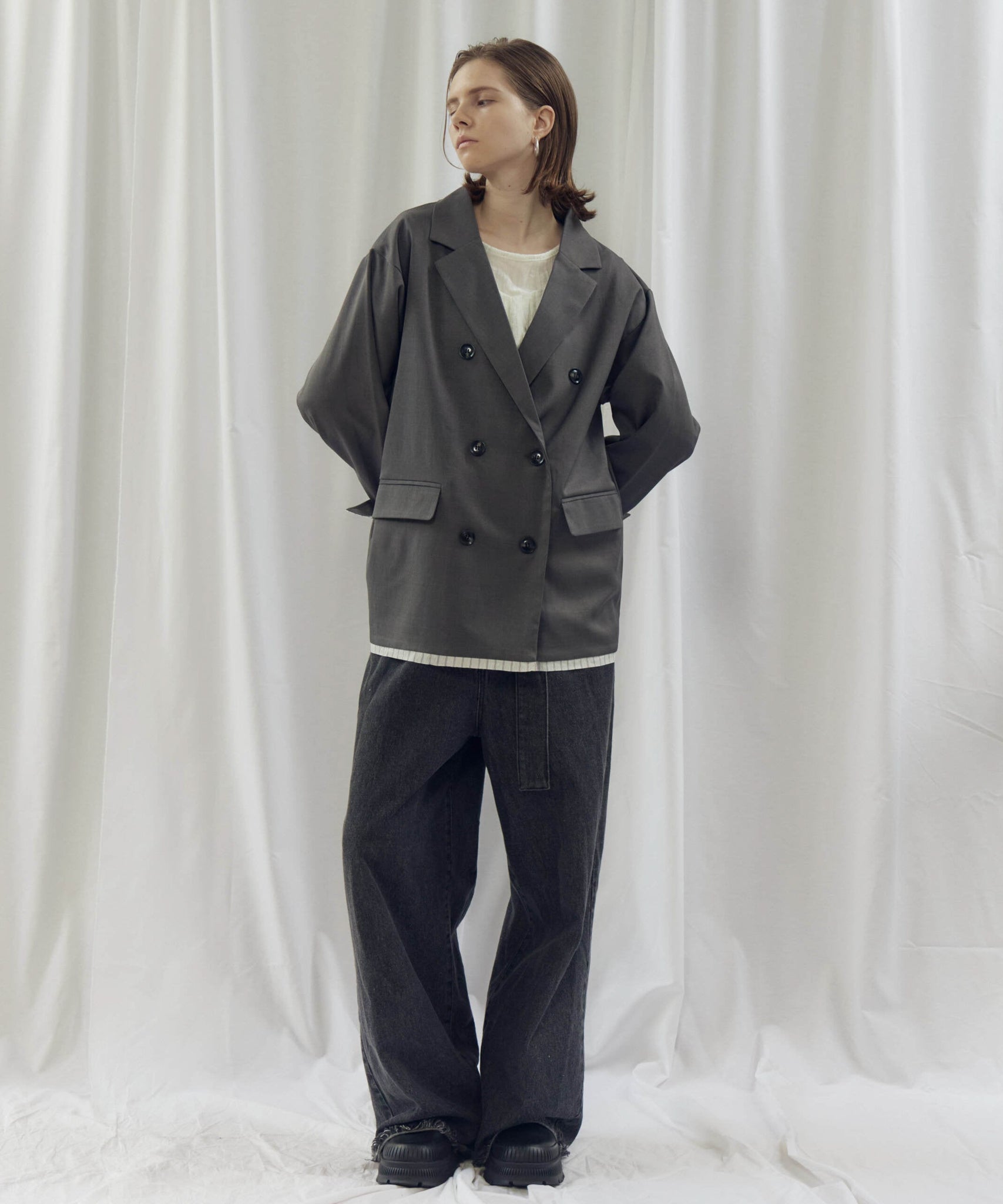 LAYERED DOUBLE TAILORED JACKET