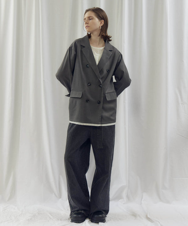 LAYERED DOUBLE TAILORED JACKET