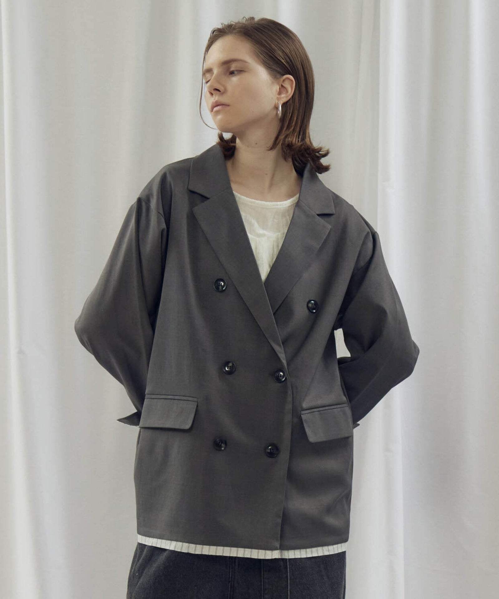 LAYERED DOUBLE TAILORED JACKET