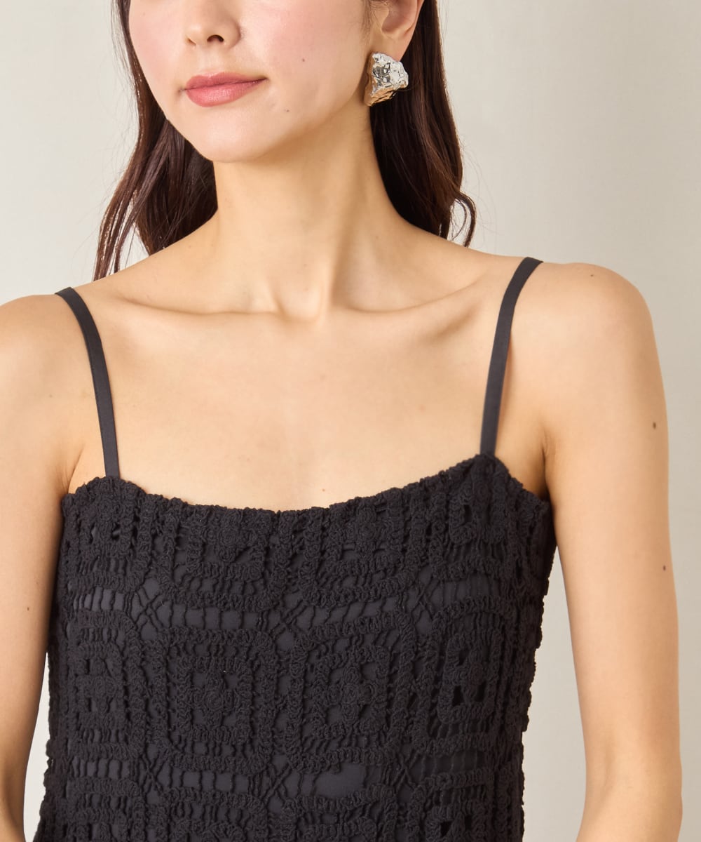 CROCHET CAMI DRESS