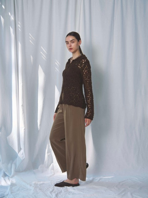 MOHAIR POLO KNIT CD(モヘアポロニットカーデ)