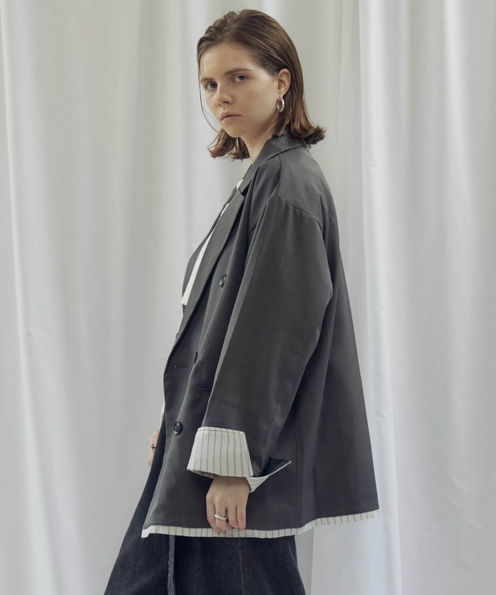 LAYERED DOUBLE TAILORED JACKET