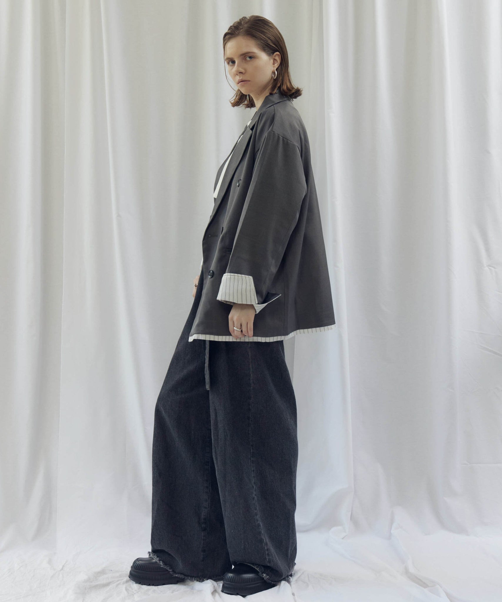 LAYERED DOUBLE TAILORED JACKET