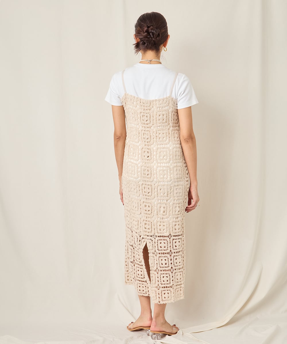 CROCHET CAMI DRESS