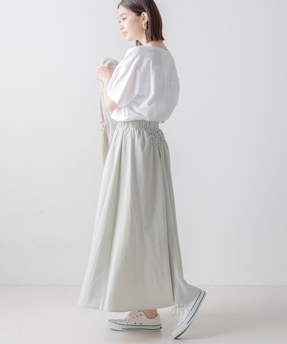 バブルシャーリング2wayスカート