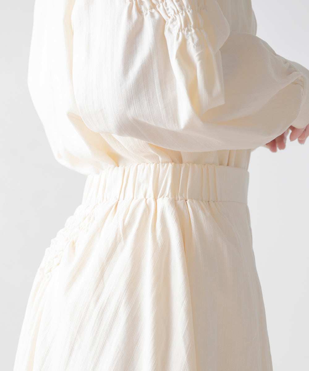 バブルシャーリング2wayスカート