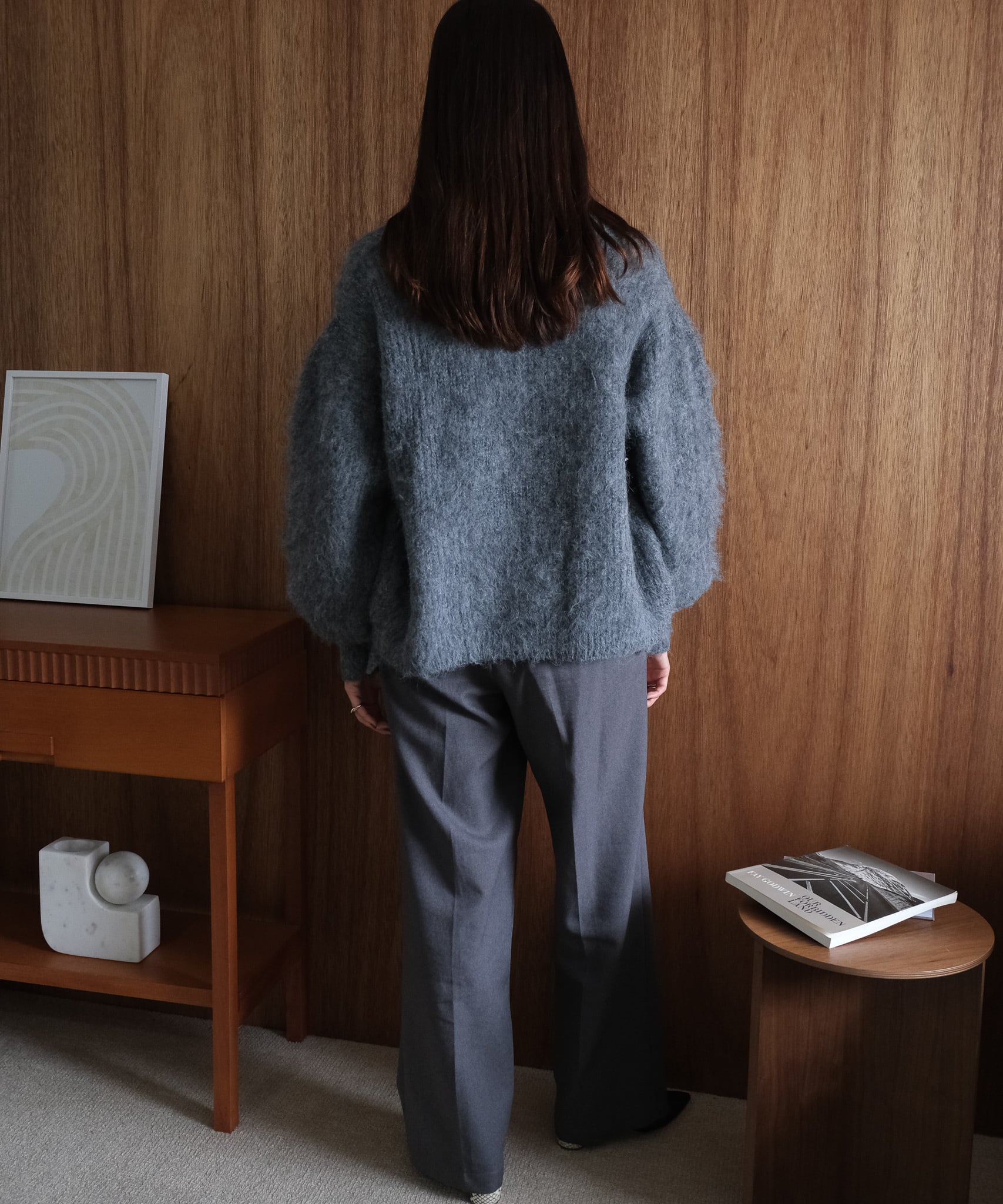 KEGAKI HALF CARDIGAN KNIT CD