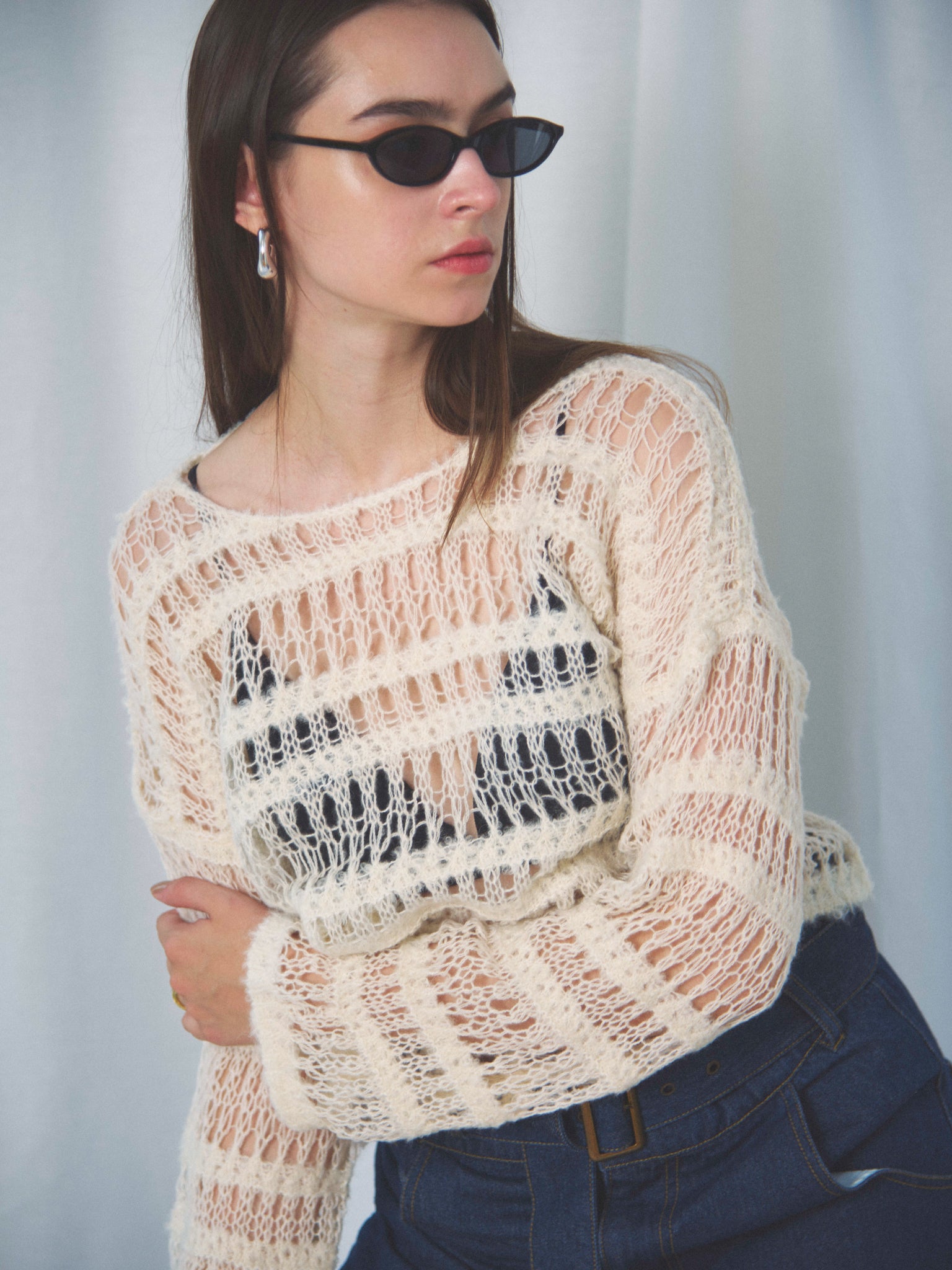 BOUCLE SHORT SWEATER(ブークレショートセーター)