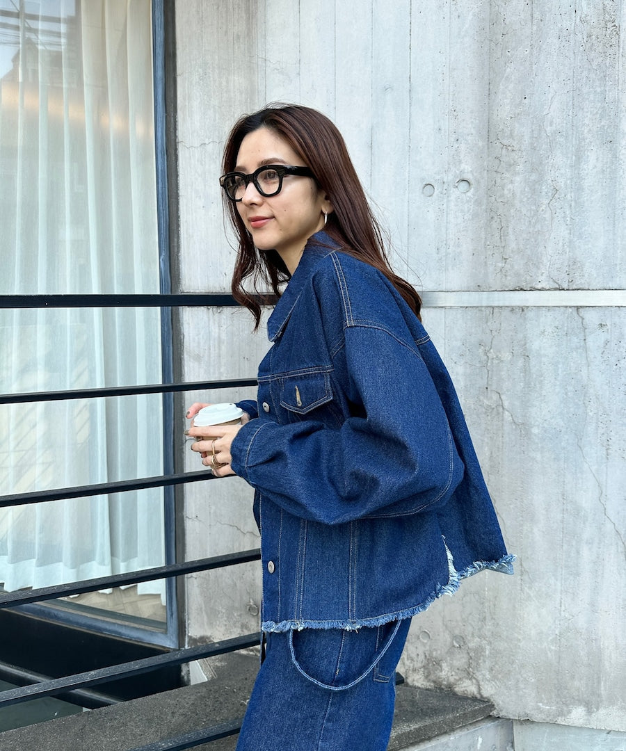 FRINGE DENIM JACKET(フリンジデニムジャケット)