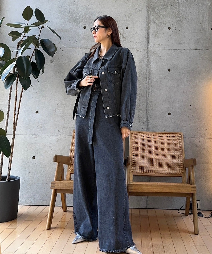 FRINGE DENIM JACKET(フリンジデニムジャケット)