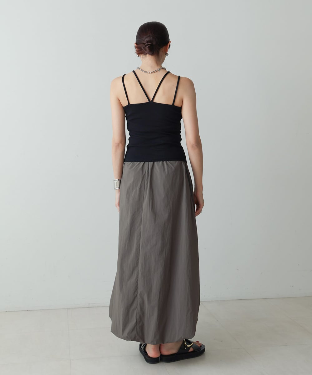 RIB LAYERED CAMI(ﾃﾚｺﾚｲﾔｰﾄﾞｷｬﾐ)