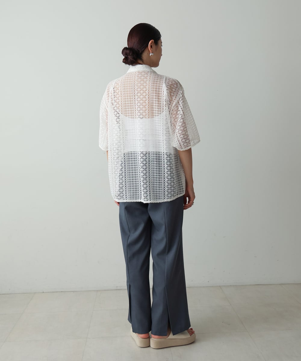 CUT RIB BACK OPEN CAMI WITH CUP(ｶｯﾄﾘﾌﾞｶｯﾌﾟﾂｷﾊﾞｯｸｵｰﾌﾟﾝｷｬﾐ)