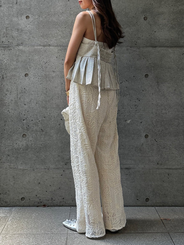 LACE PANTS(ﾚｰｽﾊﾟﾝﾂ)