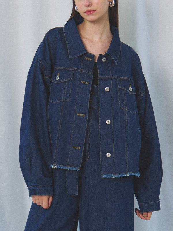 FRINGE DENIM JACKET（ﾌﾘﾝｼﾞﾃﾞﾆﾑｼﾞｬｹｯﾄ）