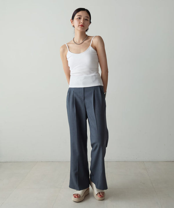CUT RIB BACK OPEN CAMI WITH CUP(ｶｯﾄﾘﾌﾞｶｯﾌﾟﾂｷﾊﾞｯｸｵｰﾌﾟﾝｷｬﾐ)
