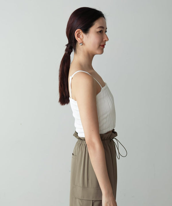 WABE PIPING CROPPED CAMI(ｳｪｰﾌﾞﾊﾟｲﾋﾟﾝｸﾞｸﾛｯﾌﾟﾄﾞｷｬﾐ)
