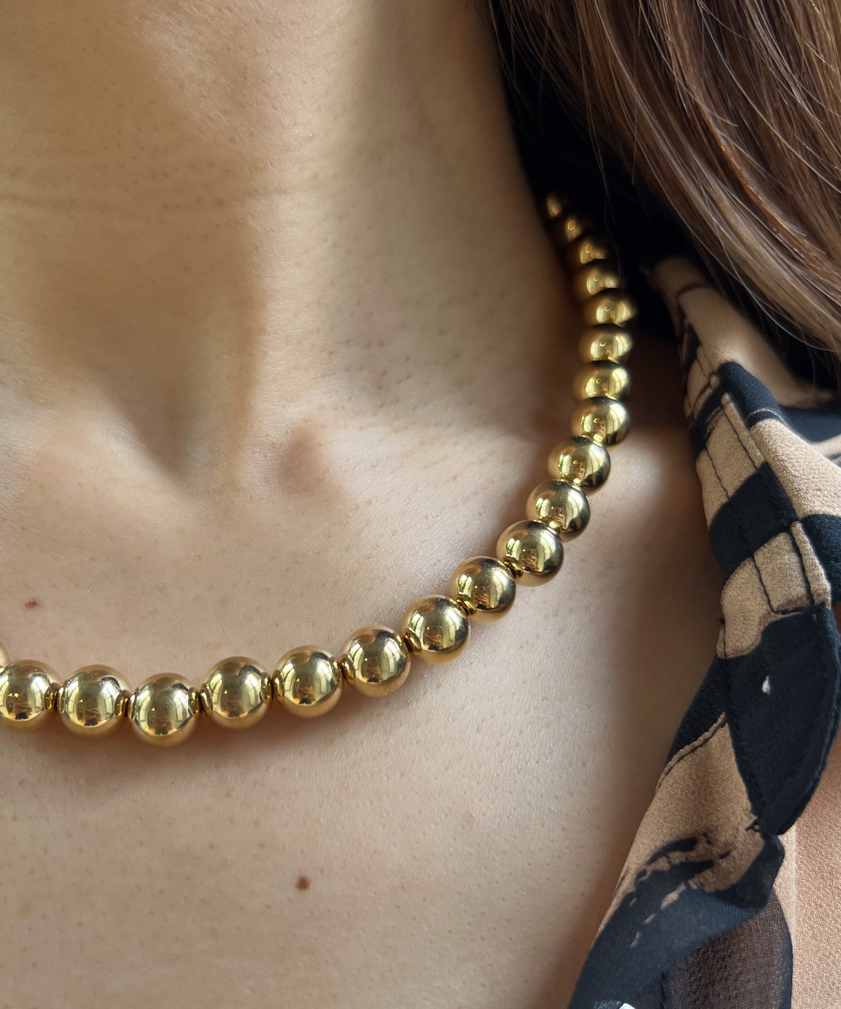 BALL NECKLACE（ﾎﾞｰﾙﾈｯｸﾚｽ）