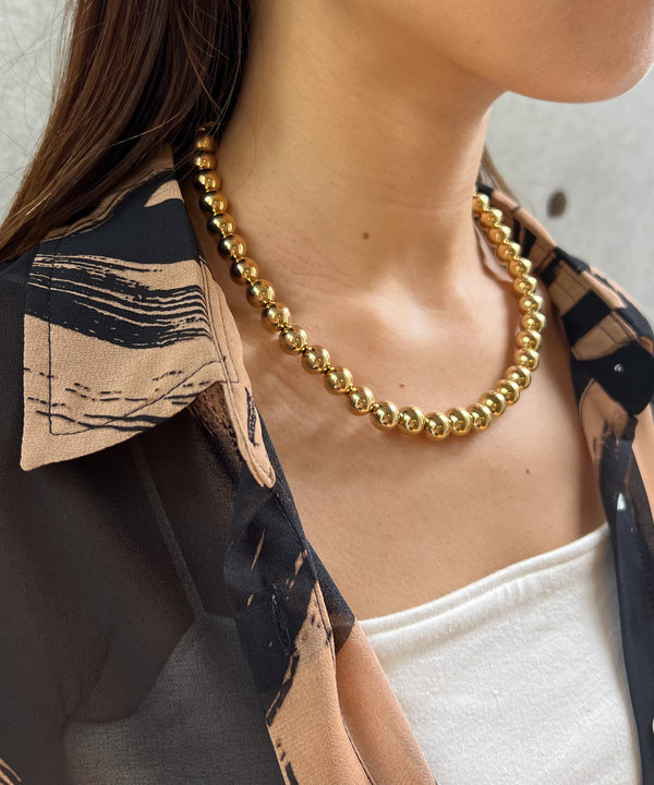 BALL NECKLACE（ﾎﾞｰﾙﾈｯｸﾚｽ）