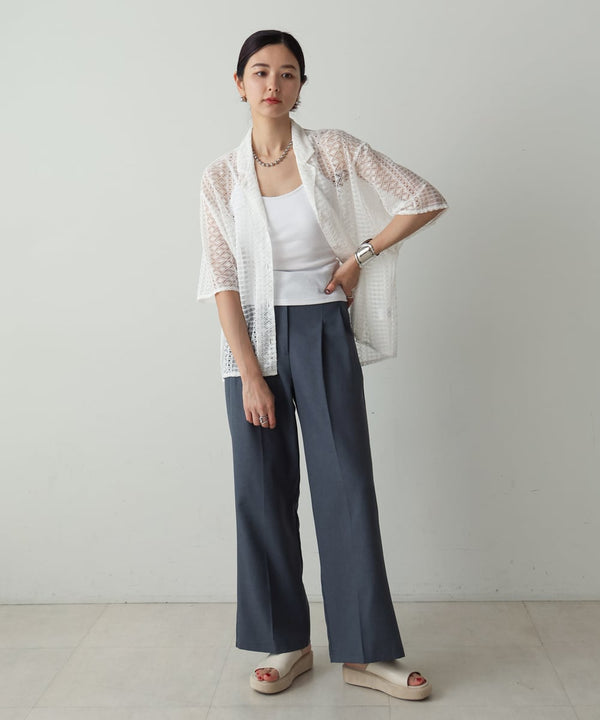 CUT RIB BACK OPEN CAMI WITH CUP(ｶｯﾄﾘﾌﾞｶｯﾌﾟﾂｷﾊﾞｯｸｵｰﾌﾟﾝｷｬﾐ)