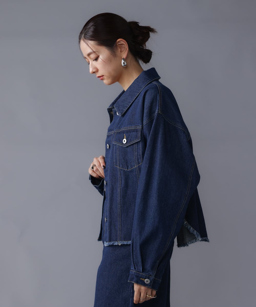 FRINGE DENIM JACKET（ﾌﾘﾝｼﾞﾃﾞﾆﾑｼﾞｬｹｯﾄ）