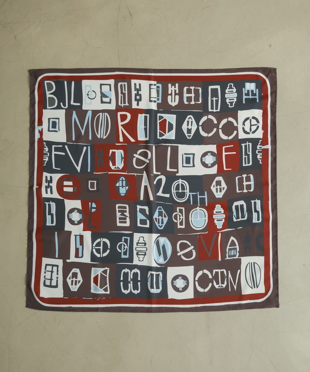MOROCCOタイルTEXTILEスカーフ［10/6発送予定］