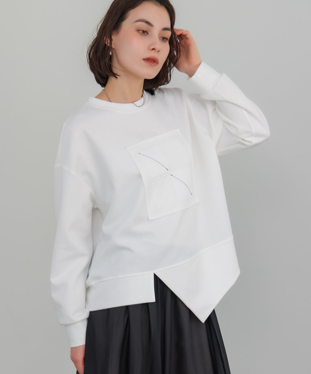 スクエアアートプルオーバー