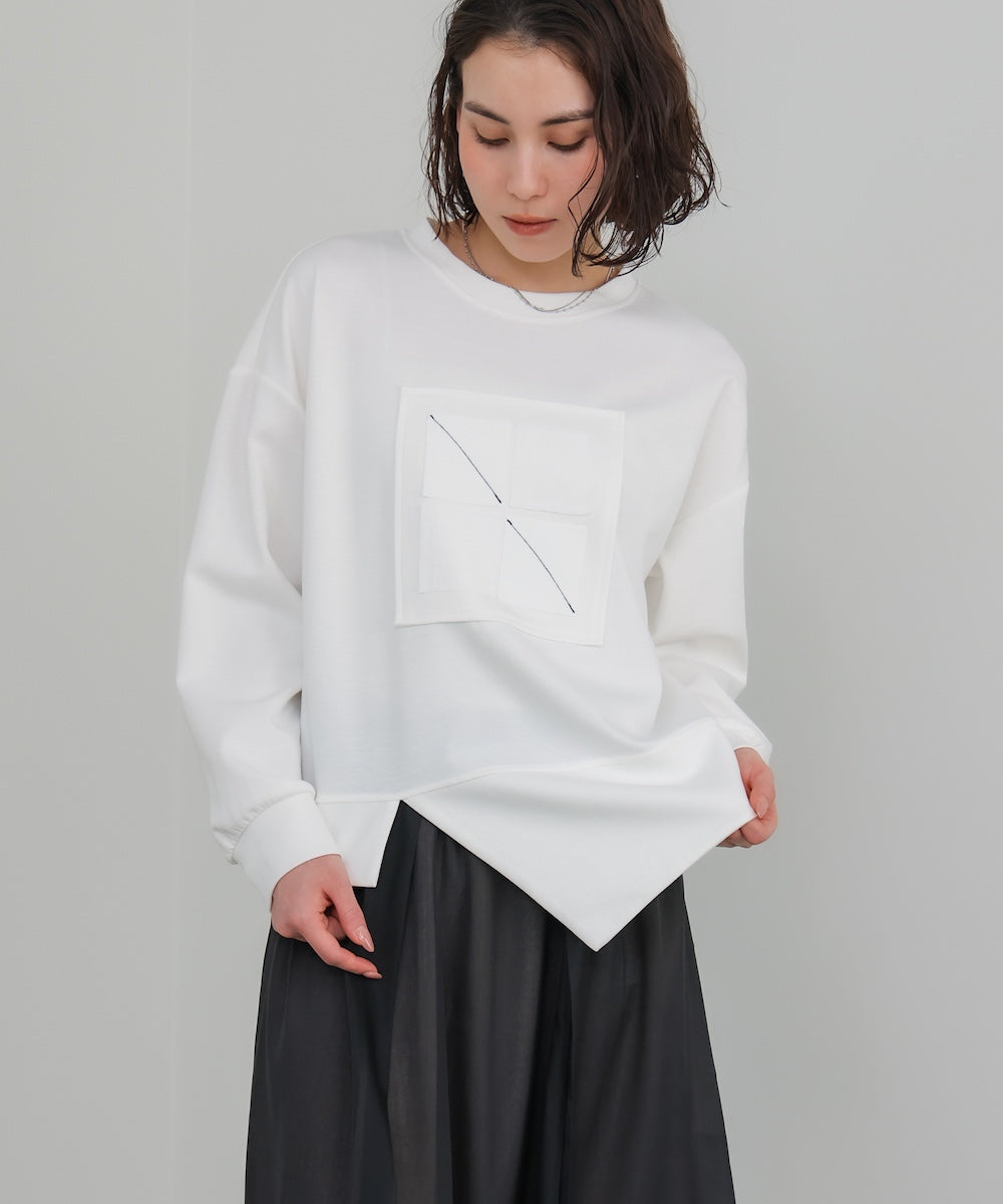 スクエアアートプルオーバー