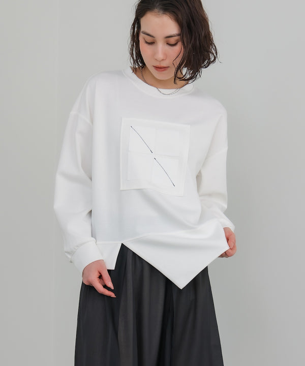 スクエアアートプルオーバー