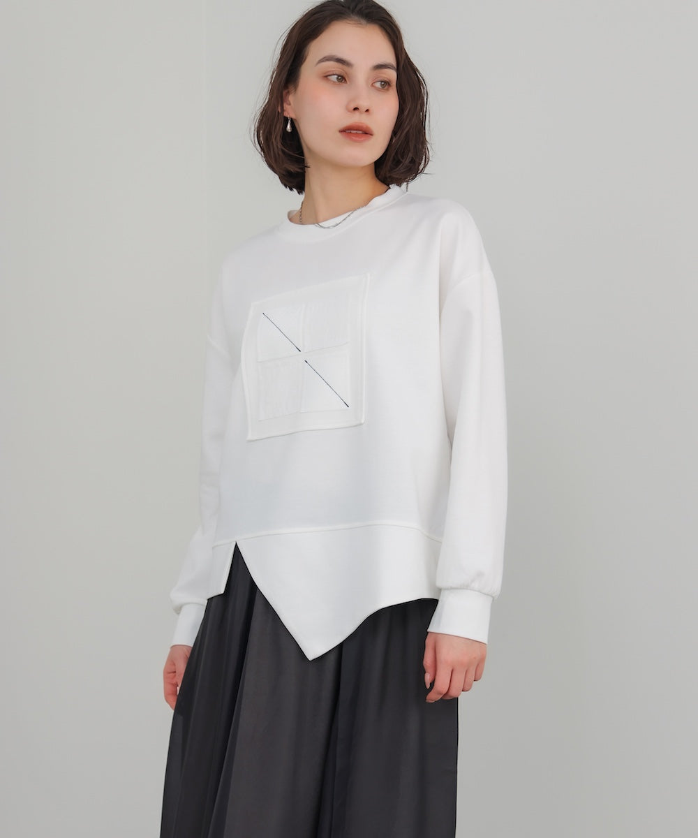 スクエアアートプルオーバー