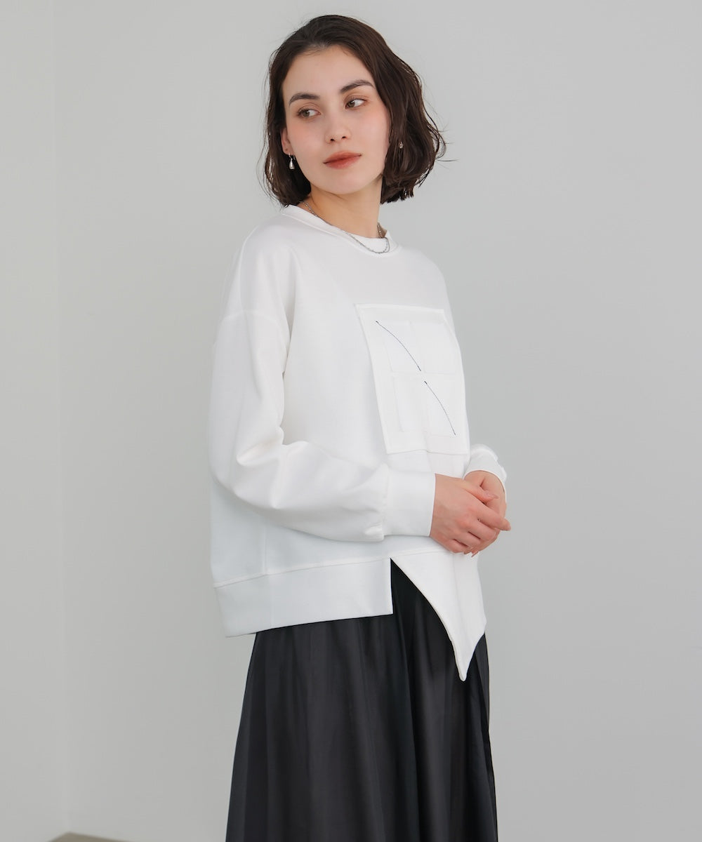 スクエアアートプルオーバー