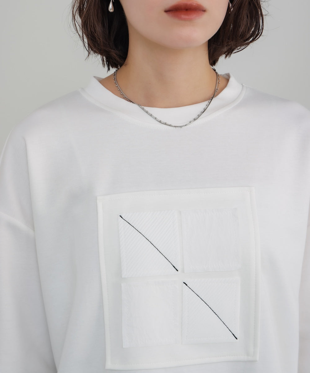 スクエアアートプルオーバー