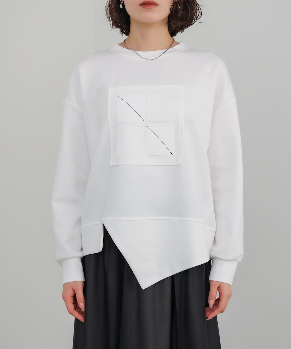 スクエアアートプルオーバー