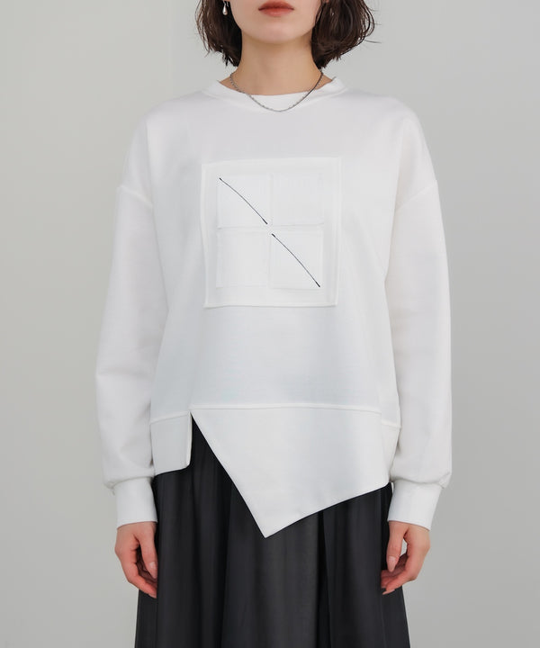 スクエアアートプルオーバー